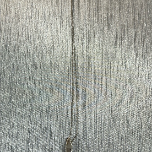 ROBERTO COIN Princess Marquise Pendant Necklace in 18K White Gold - Picture 4 of 8